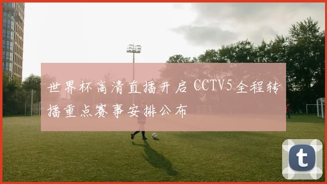 世界杯高清直播开启 CCTV5全程转播重点赛事安排公布