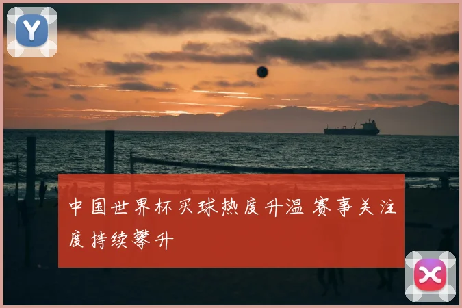 中国世界杯买球热度升温 赛事关注度持续攀升