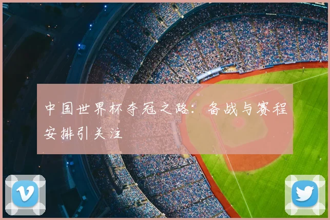 中国世界杯夺冠之路：备战与赛程安排引关注